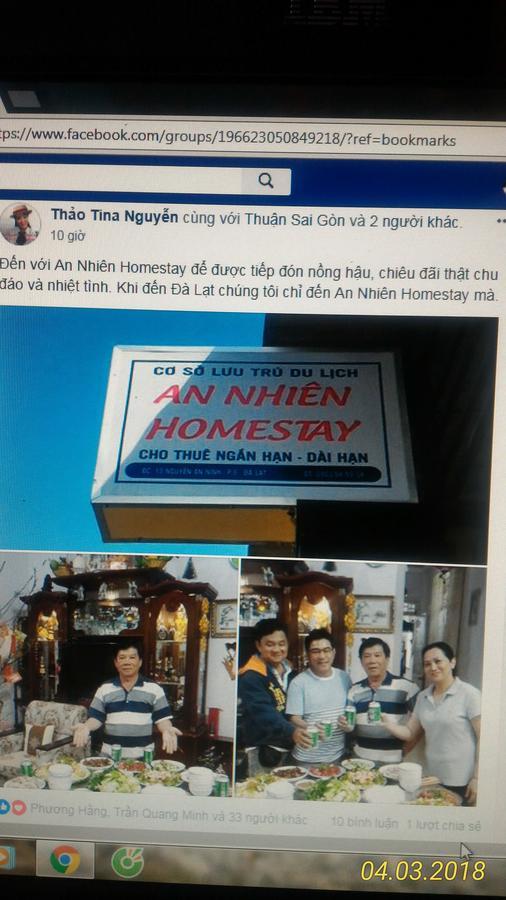 Homstay An Nhien Da Lat Zewnętrze zdjęcie